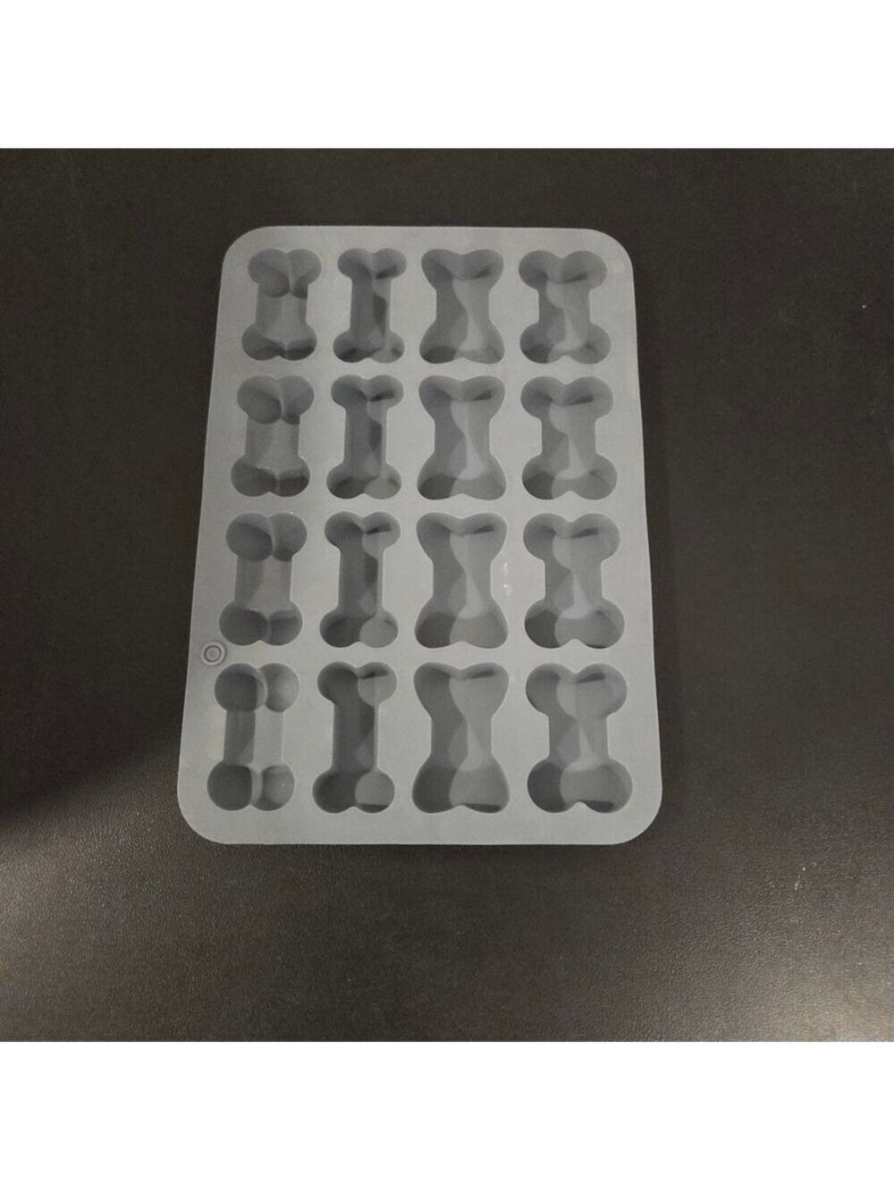 Gray Bone-Shaped Silicone Mold